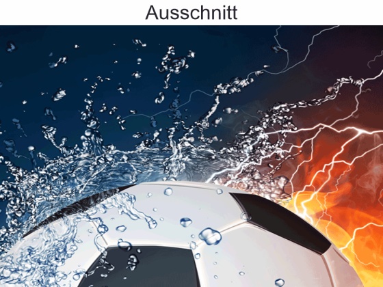 Preview: Fotofolie Brennender Fußball Preview: Fotofolie Brennender Fußball