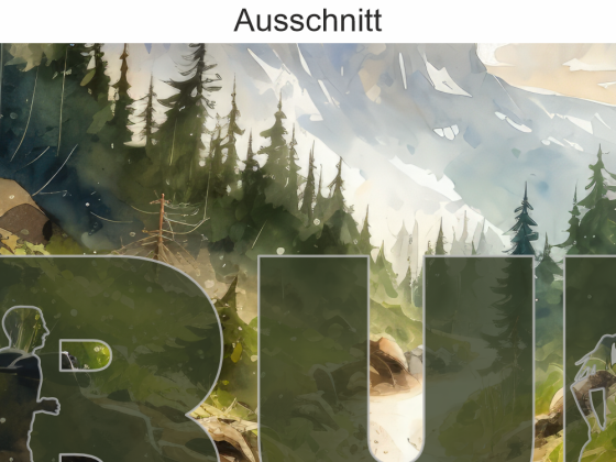 Preview: Fotofolie Laufen in Berglandschaft Preview: Fotofolie Laufen in Berglandschaft