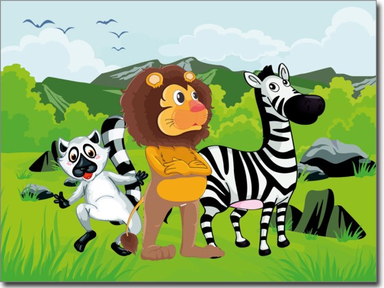 Preview: Madagaskar fürs Kinderzimmer