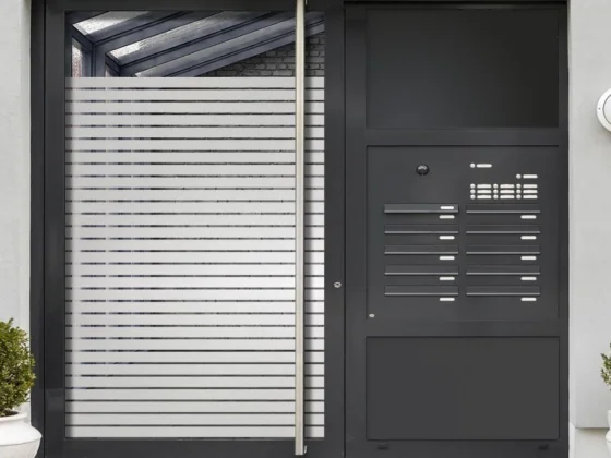 Ganzglastür Sichtschutz Streifen 5/1 cm