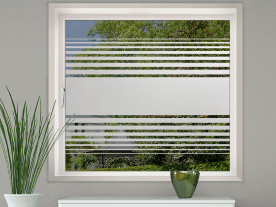 Preview: Sichtschutzfolie Gestreift