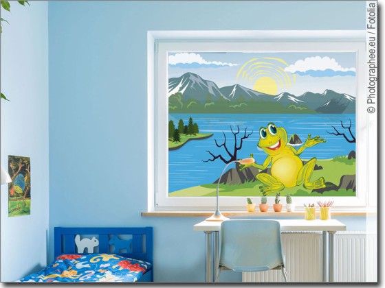 Preview: Glas Bild Frosch am See Preview: Glas Bild Frosch am See