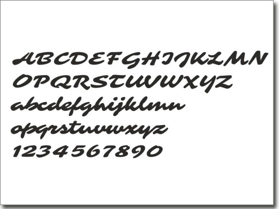 Preview: Glasaufkleber Wunschtext Nr. 11