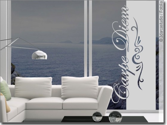 Preview: Glasbanner Carpe Diem Eleganz
