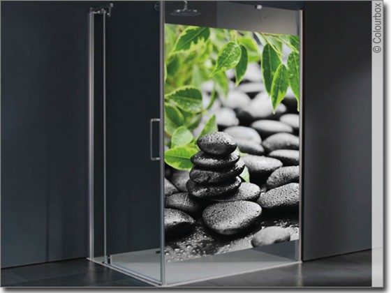 Preview: Glasbild mit Steinen Preview: Glasbild mit Steinen