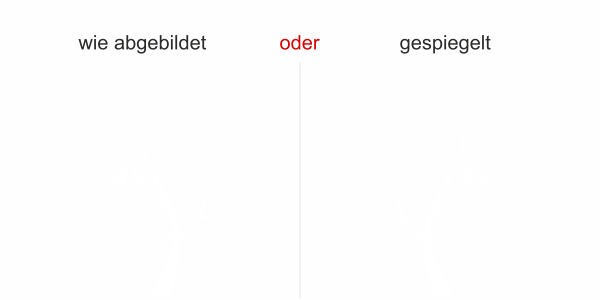 Preview: Glastattoo Baum mit Vögel