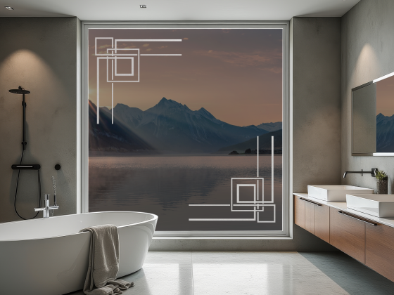 Preview: Glasdekor Ecken