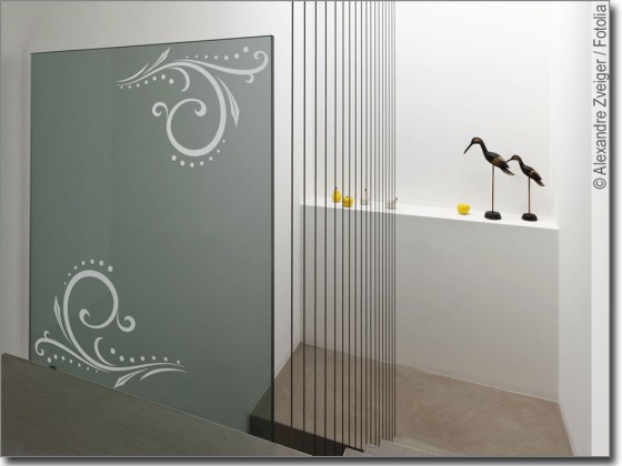 Preview: Glasdekor Ecken Edel Ranke