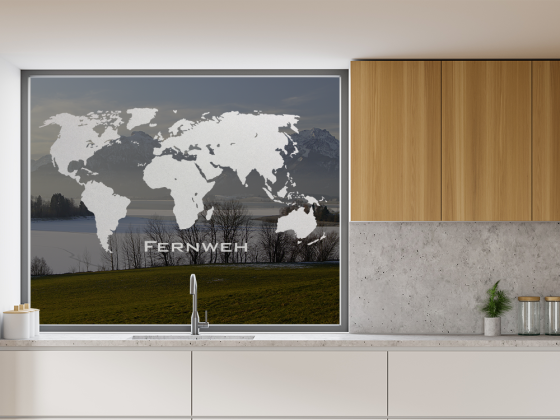 Preview: Glasdekor Fernweh