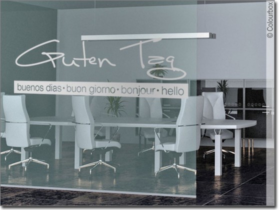 Preview: Glassticker Guten Tag