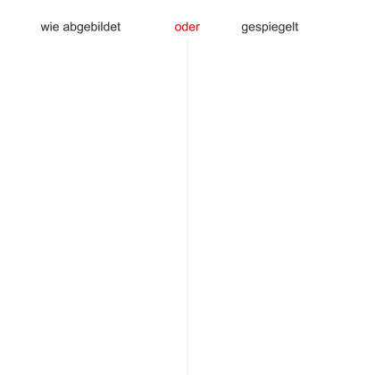 Preview: Glasdekor Palme Wedel Preview: Glasdekor Palme Wedel