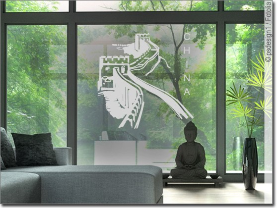 Preview: Glasdesign Chinesische Mauer