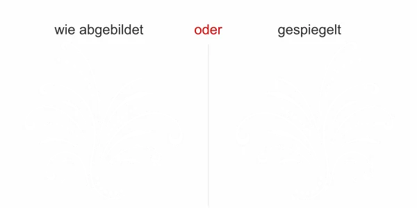 Glasdesign Lebensfreude - Ansicht Ausrichtung und Farbauswahl