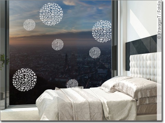 Preview: Glasdesign Leopardenkreise