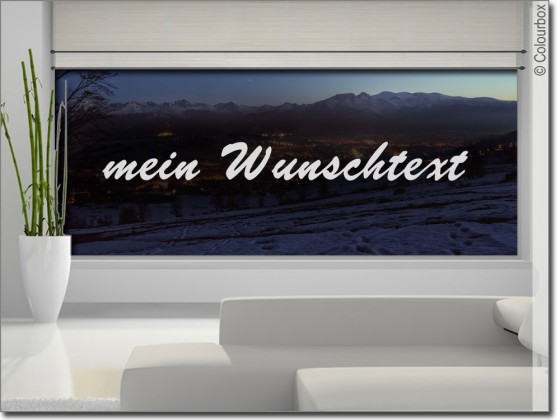 Preview: Glasdesign Wunschtext Nr. 8