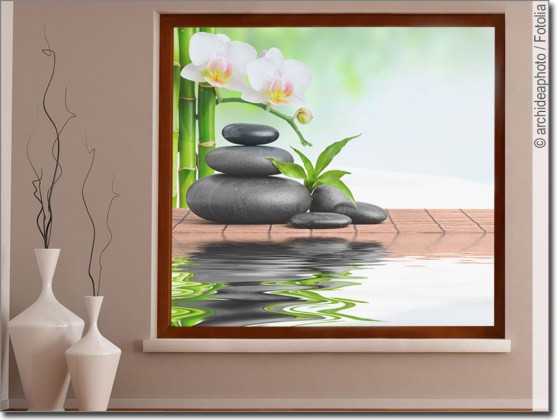 Preview: Orchidee mit Steinen Preview: Orchidee mit Steinen