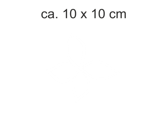 Preview: Glasfolie Blütenwind - Ansicht Ausschnitt