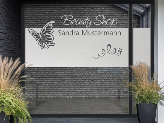 Glasfolie Sichtschutz Beauty