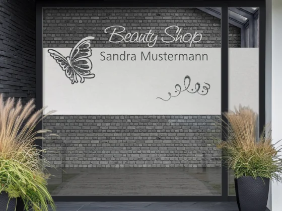 Glasfolie Sichtschutz Beauty