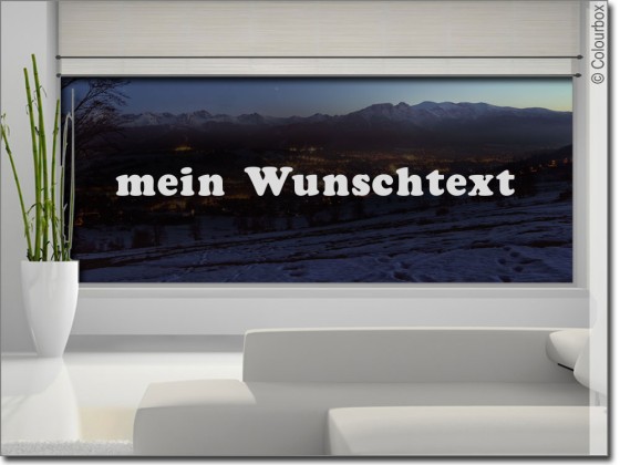 Preview: Glasfolie Wunschtext Nr. 16