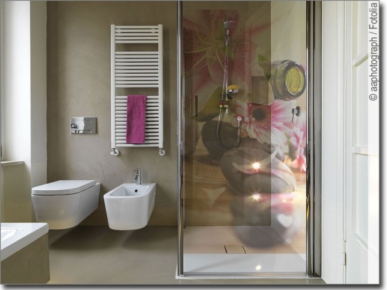 Preview: Glasfolie mit Lilie