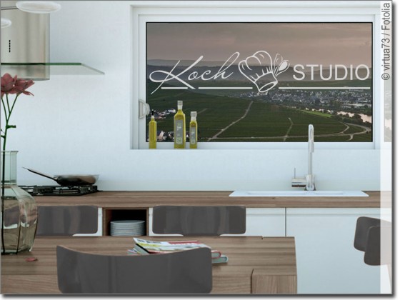Preview: Glasschrift Kochstudio Preview: Glasschrift Kochstudio