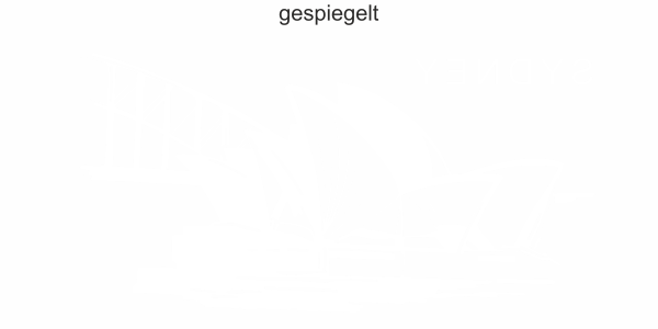 Preview: Aufkleber Glasscheiben Sydney - Ansicht Ausrichtung und Farbauswahl