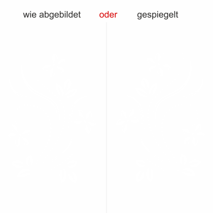 Preview: Glassticker Traumhaftes Blumenornament
