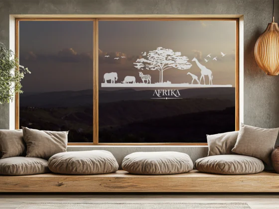 Glastattoo Afrika Savanne