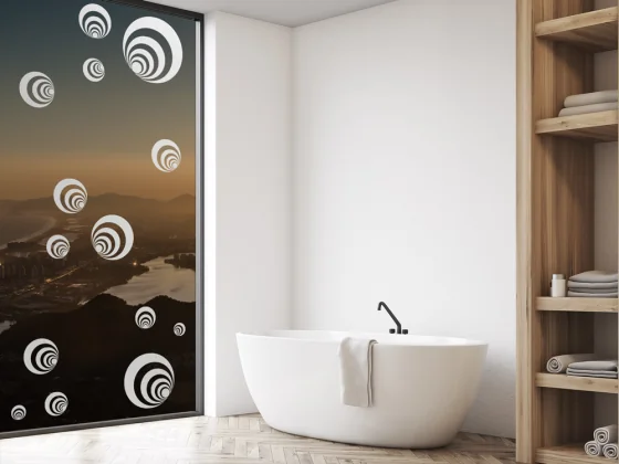 Aufkleber Set für Glas Ballons