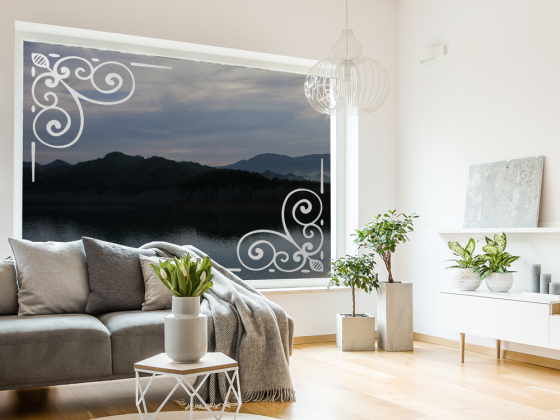 Preview: Glastattoo Dekorecken