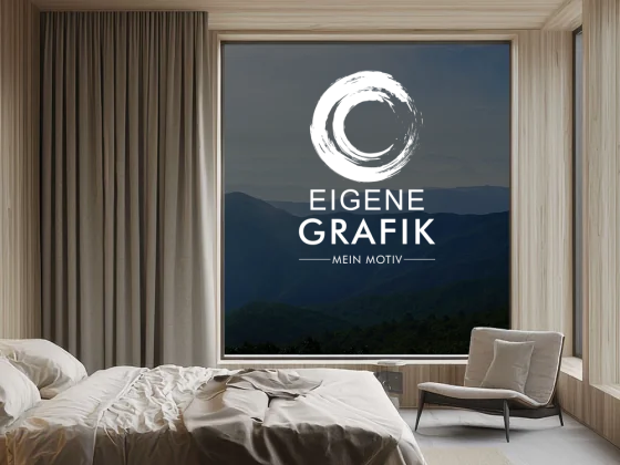 Glastattoo Eigene Grafik auf einem Fenster - Ansicht Farbauswahl