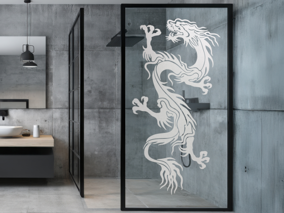 Preview: Glastattoo Fantasy Drache Akynoshi