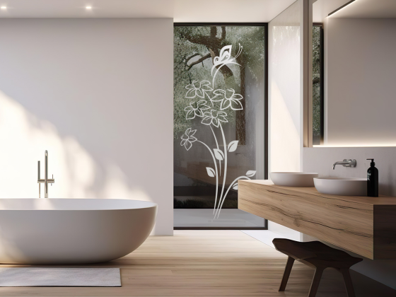 Preview: Glastattoo Frühlingsdekor