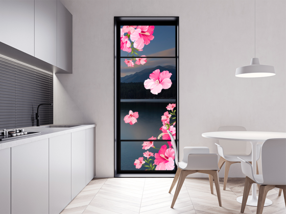 Preview: Glastattoo Hibiskus Blütenset Preview: Glastattoo Hibiskus Blütenset