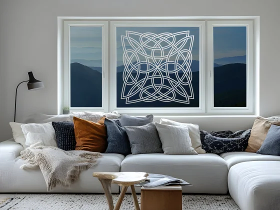 Glastattoo Keltisches Ornament