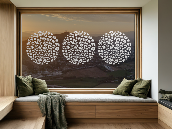 Preview: Glastattoo Kreise Leopard