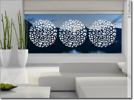 Preview: Glastattoo Kreise Leopard