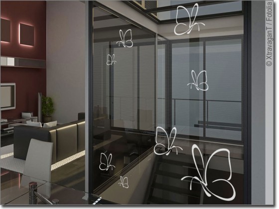 Preview: Fensterfolie Schmetterlinge Set
