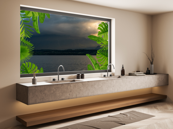 Preview: Glastattoo Set Blätter