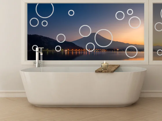 Glastattoo Kreise im Set