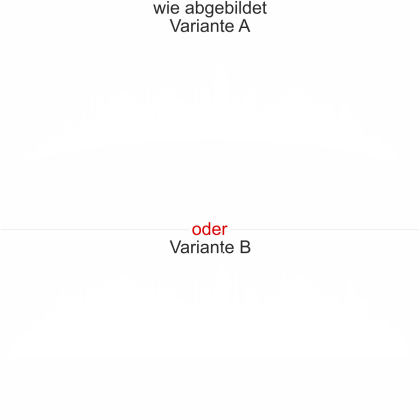 Aufkleber für Fenster Skyline Istanbul - Ansicht Ausrichtung mit Farbauswahl und Variante