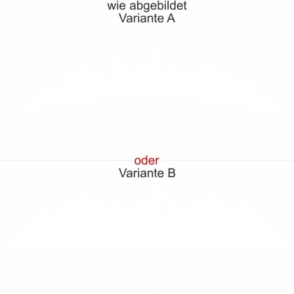 Aufkleber für Fenster Skyline Istanbul - Ansicht Ausrichtung mit Farbauswahl und Variante