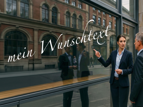 Preview: Glastattoo Wunschtext | 1