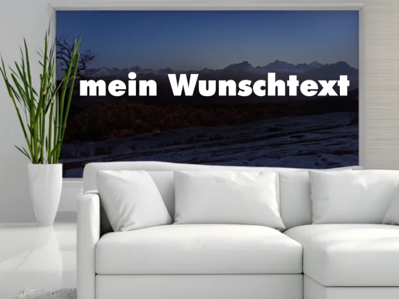 Glastattoo Wunschtext | 24