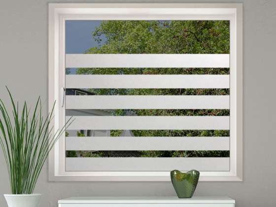 Preview: Glastür Dekorfolie Streifen 10/5 cm