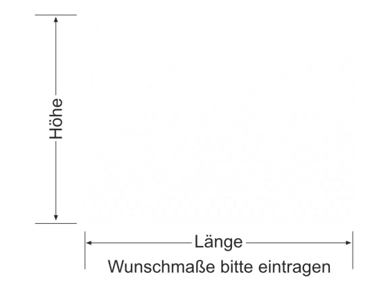 Glastür Milchgalsfolie Kreisverlauf