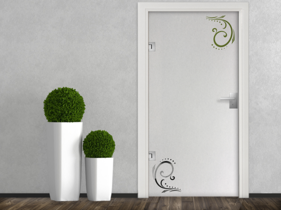 Glastür Milchglasfolie für Fenster Klassisch