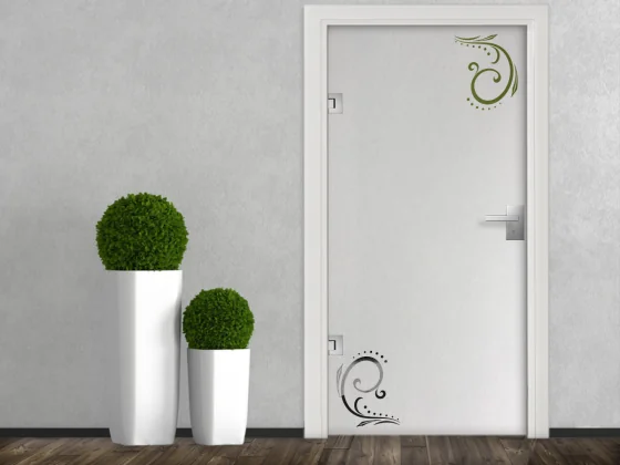 Glastür Milchglasfolie für Fenster Klassisch