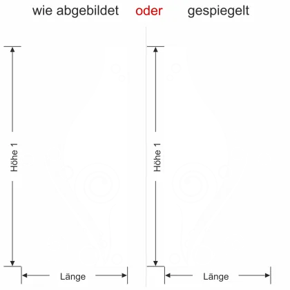Glastür Milchglasfolie Glasornament Modern